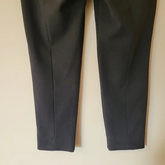 J Crew 365 Cameron High Rise Ankle Dress Pant Stretch Black Size 12 - Picture 8 of 10